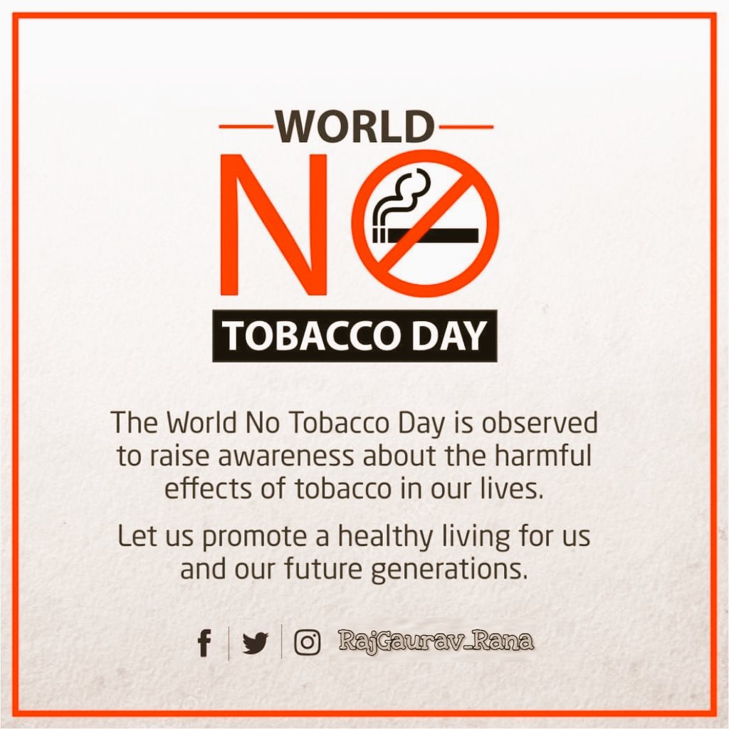 Yogikrishna_F's tweet photo. The #WorldNoTobaccoDay is observed to raise awareness about the harmful effects of tobacco in our lives. This year informs us about the dangers of tobacco with the theme, #CommitToQuit. Let us promote a healthy living for us and our future generations. https://t.co/Eq6eidVh4t