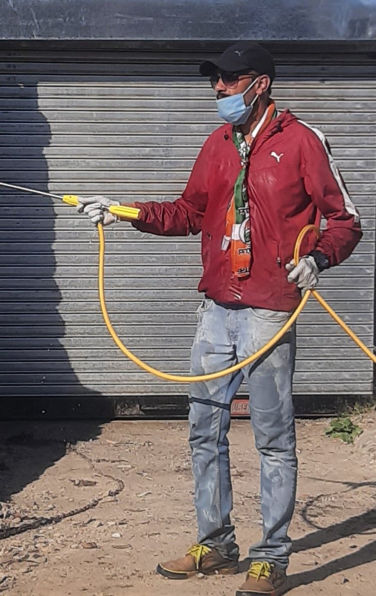 VikramT10274603's tweet image. #teamvikramadityasingh/young brigade sewadal/shimla gramin/sanitization drive