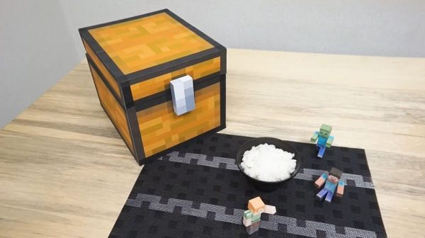 動きが似ていたので 炊飯器をマインクラフトのチェストにした人が現れる 話題の画像プラス