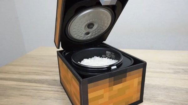 動きが似ていたので 炊飯器をマインクラフトのチェストにした人が現れる 話題の画像プラス