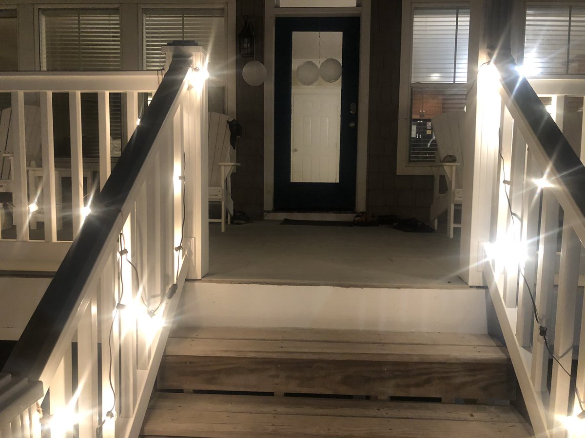 DarylChandler's tweet image. Dolphins, dinner, engagement, and porch lights all in one day. Vacation is off to a great start in OIB!