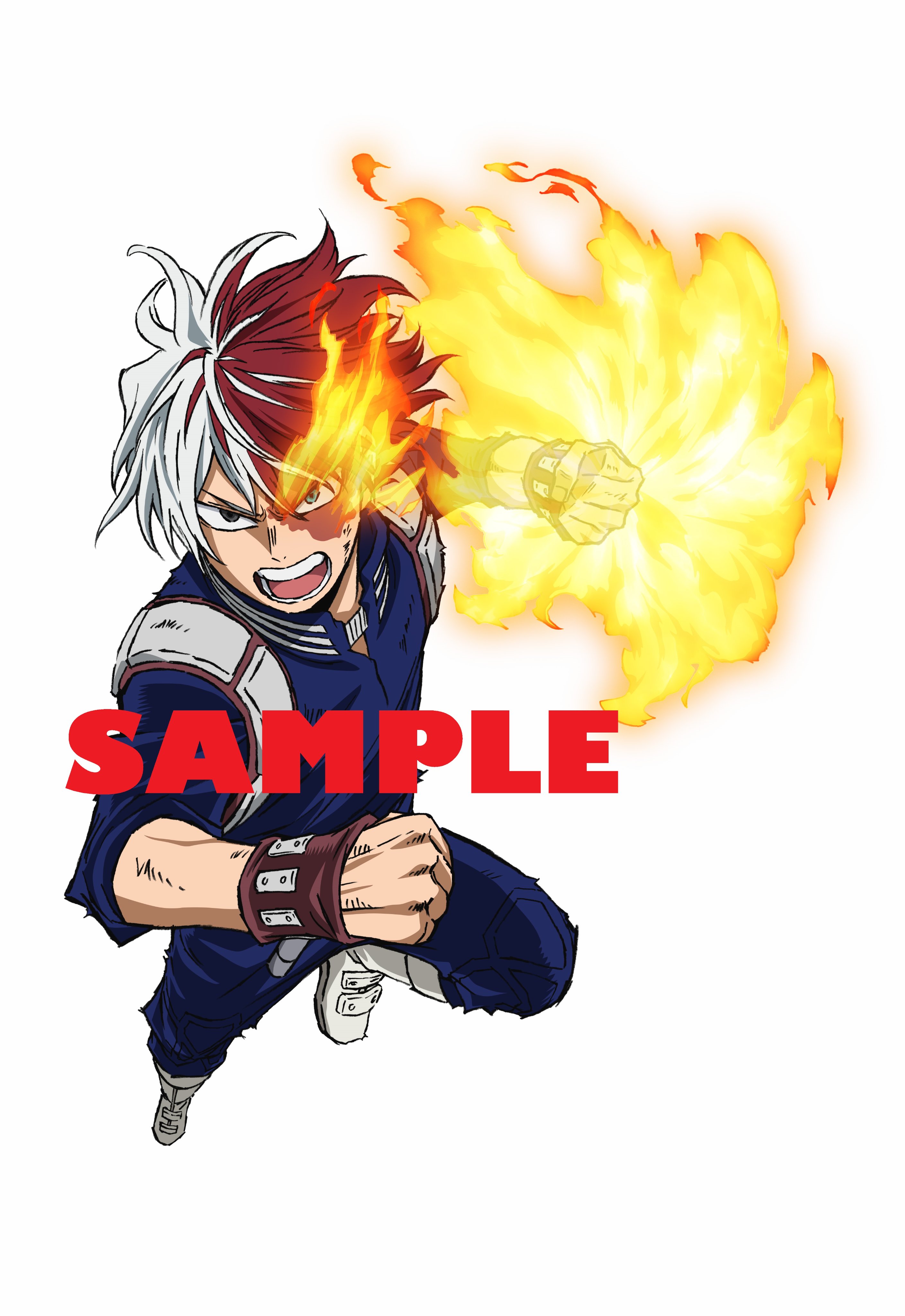 ヒロアカ キャラポス 轟7点 轟焦凍のキャラクタースペシャルビジュアル。 - アニメ