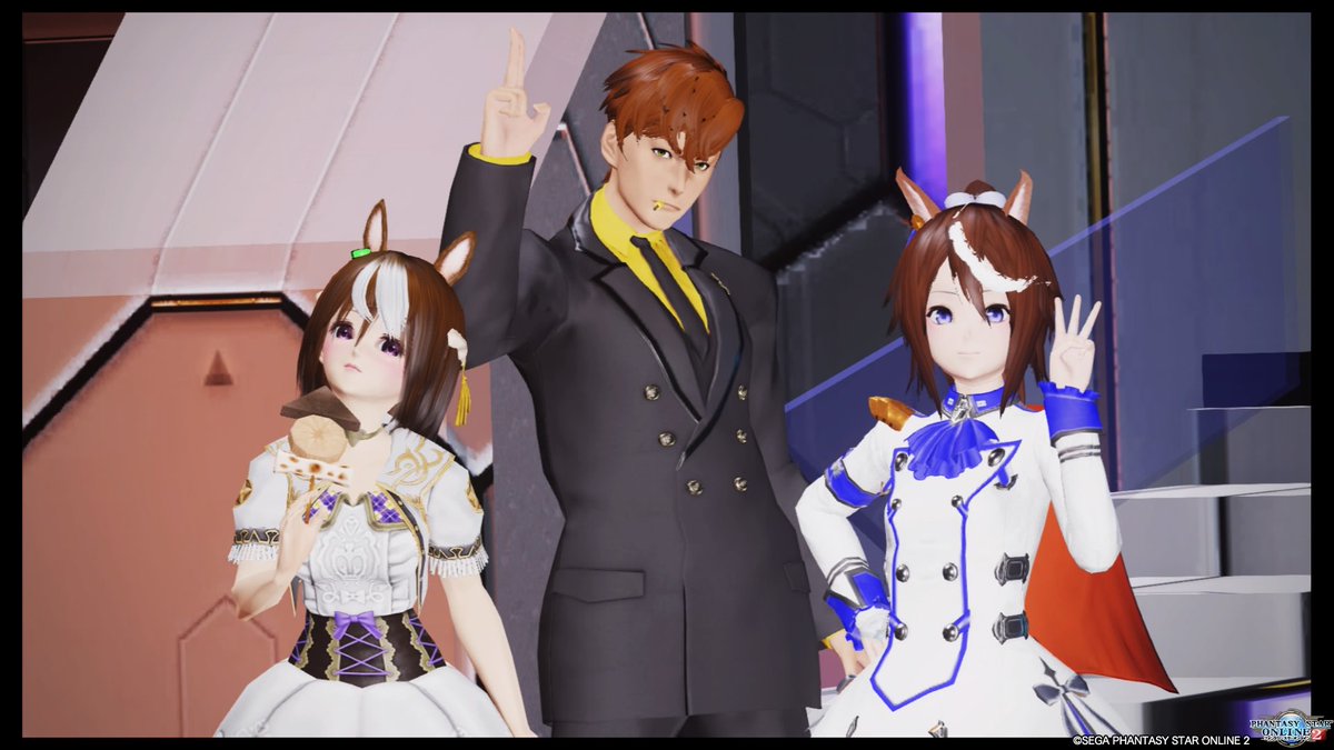 まどか Ngsship8 No Twitter ウマ娘再現集会 テイオーちゃんとトレーナーさん トレーナーさんかっこいいにゃ テイオーちゃんは3ポーズ似合う 艸