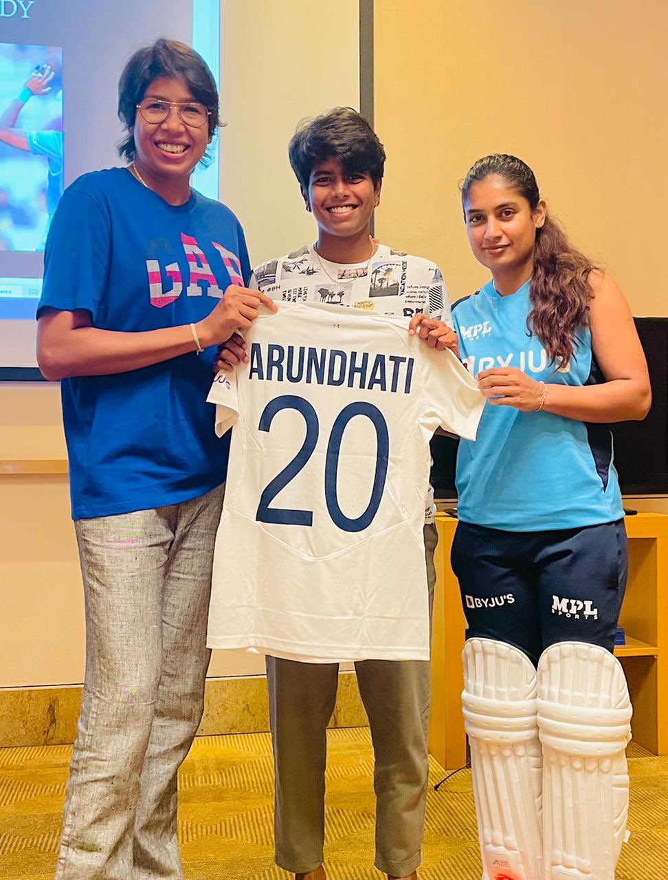 Arundhati Reddy on Twitter: "An emotional night where two legends shared their experience with us and the legacy of women's cricket. I feel so blessed and privileged to be a part of