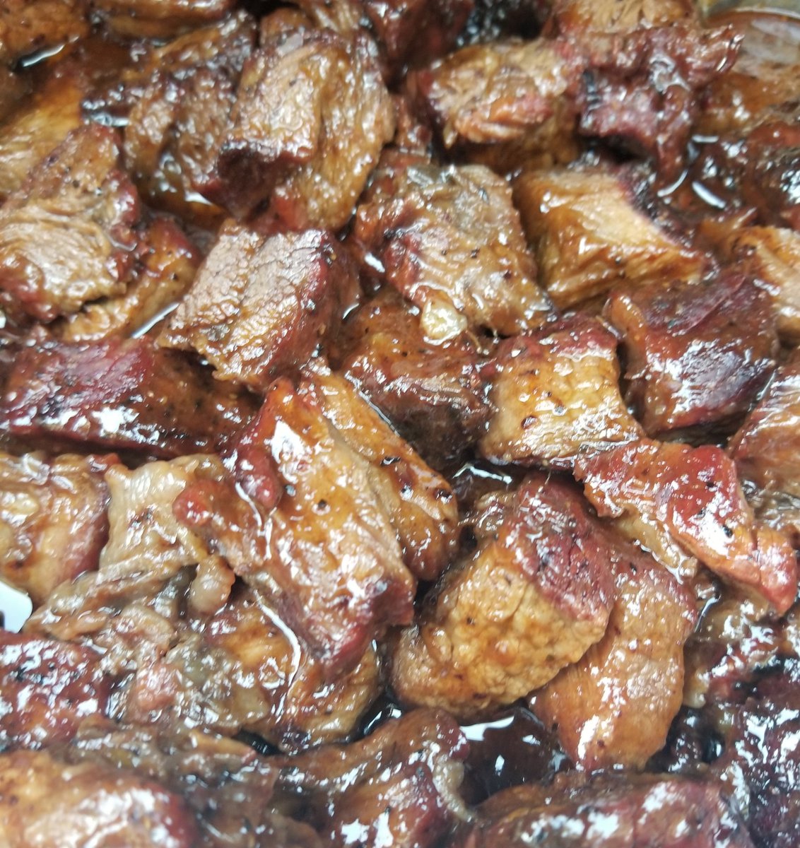 Mango Pepperjelly Burnt Ends....been a good day! <a href="/wishamjellies/">Wisham Jellies</a>