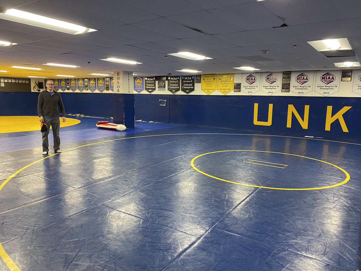 tvolcheck's tweet photo. Walking down memory lane and discovering all the newness on campus. #lopes4life ⁦@loperwrestling⁩ ⁦@UNKAlumni⁩ ⁦@UNKearney⁩ https://t.co/bp8kMt66Mf