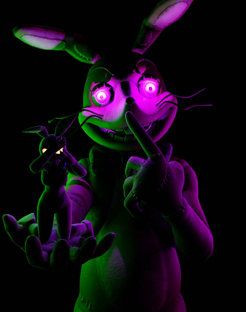 Glitchtrap fnaf plus glitchy add on!!! - 3D model by meepster