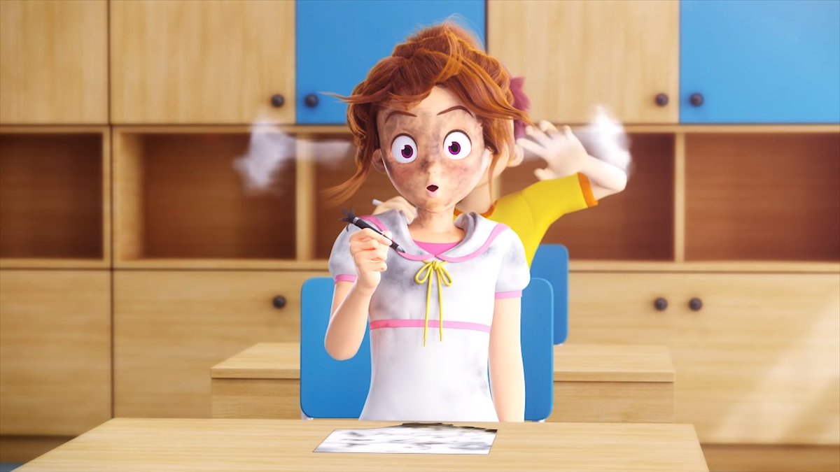 Davina43744166's tweet photo. The dangers of a student's frustration... 😱🤯💥
#SAMG_Animation #Exams #School_memes #Student #Miniforce_X https://t.co/kf7ehwYb0C