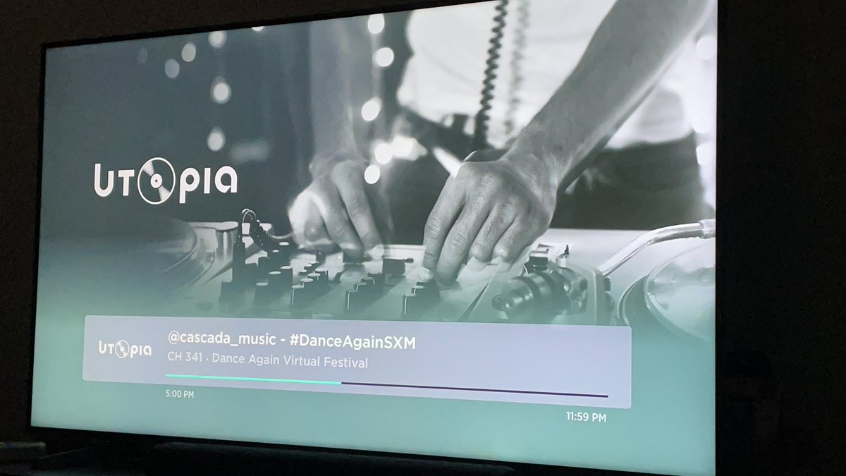 <a href="/cascada_music/">Cascada</a> on <a href="/SIRIUSXM/">SiriusXM</a> Dance Again Festival starts now!!! <a href="/SXMUtopia/">SiriusXM Utopia</a> channel 341! #Cascada #DanceAgainSXM #DanceAgain