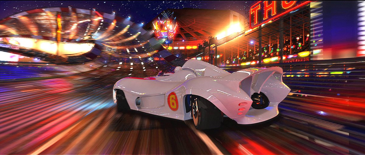 ThatsChrisDavis's tweet photo. Go watch Speed Racer (2008) it is easily one of the most creative and beautiful films I have ever seen! Absolutely a blast! Perfectly captures the original anime. #speedracer https://t.co/7MpI0jsJY6