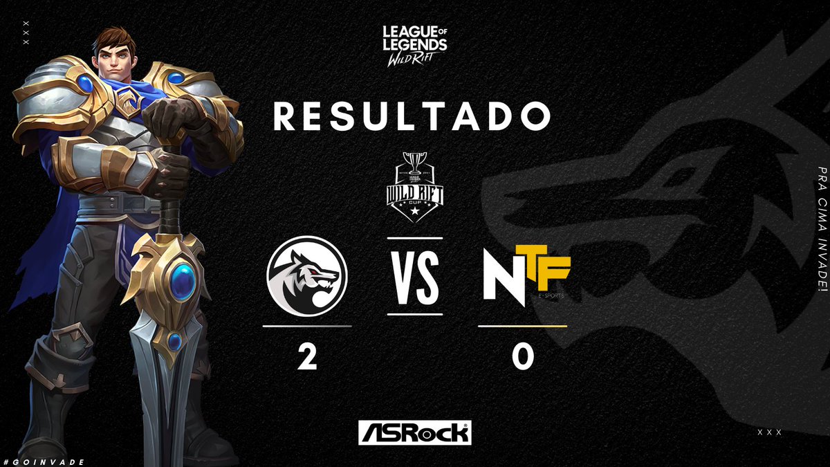 [#WildRift] GGWP!

Avançamos para as quartas de finais da <a href="/Copawildrift/">Copawr</a>! #GoInvade