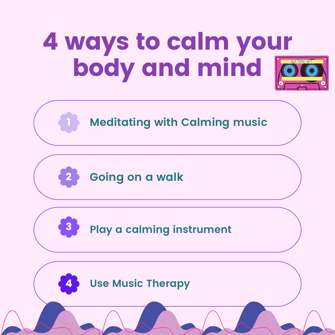 Hey friends! Here are 4 ways to calm your body and mind✨🧘‍♀️

#music #mentalhealth #mentalhealthawareness #mentalhealthmatters #calm #bodyandmind