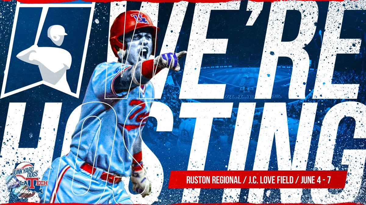Let’s run it back! For the first time in program history, your Diamond Dogs are HOSTING an NCAA Regional‼️‼️‼️

#JunkyardDogs 🦴