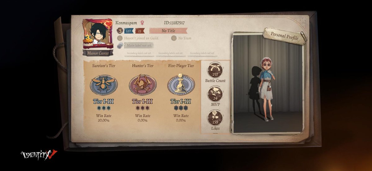 michelloves5sos's tweet photo. I'm playing Identity V. Fancy a game? https://t.co/43grvAFzpH