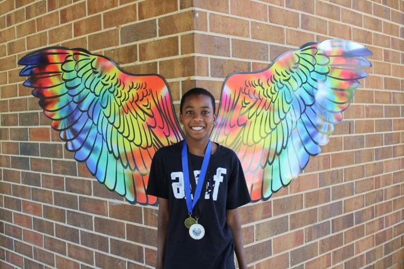 SpringdaleMacon's tweet photo. Four fifth graders became Millionaire readers just in time to receive their medals at their fifth-grade completion and awards ceremony. These amazing students demonstrate that there is always time to meet your goals you set for yourself. #SpringdaLEADS #SpringdaleStrong #BibbVIP https://t.co/onm9tyyWKm