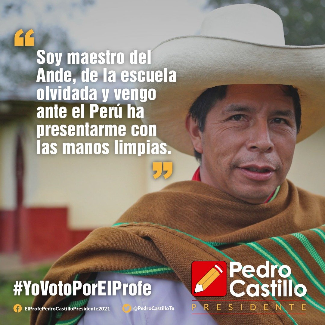 Pedro Castillo Terrones tweet media