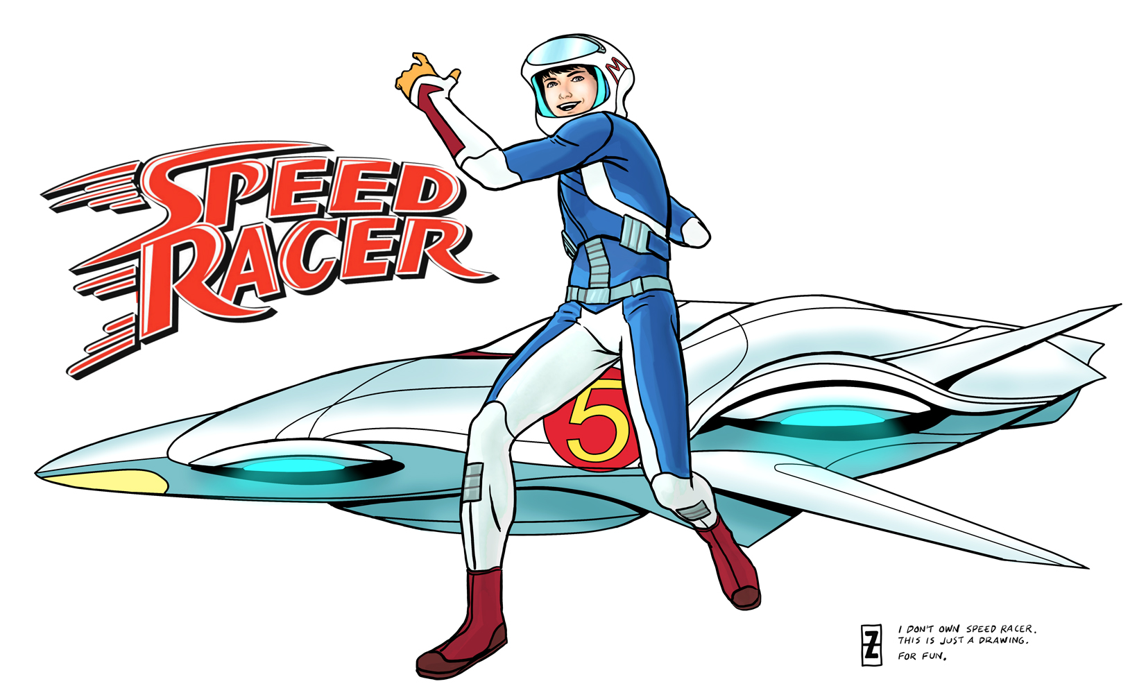 Drawing Speed Racer 