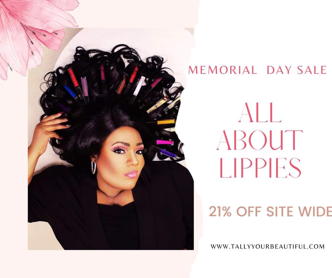 MsTally's tweet image. Memorial Day Sale (Active Now until 11:59pm CST)

No code needed!
21% off all products!
Minimum purchase of $10.00!