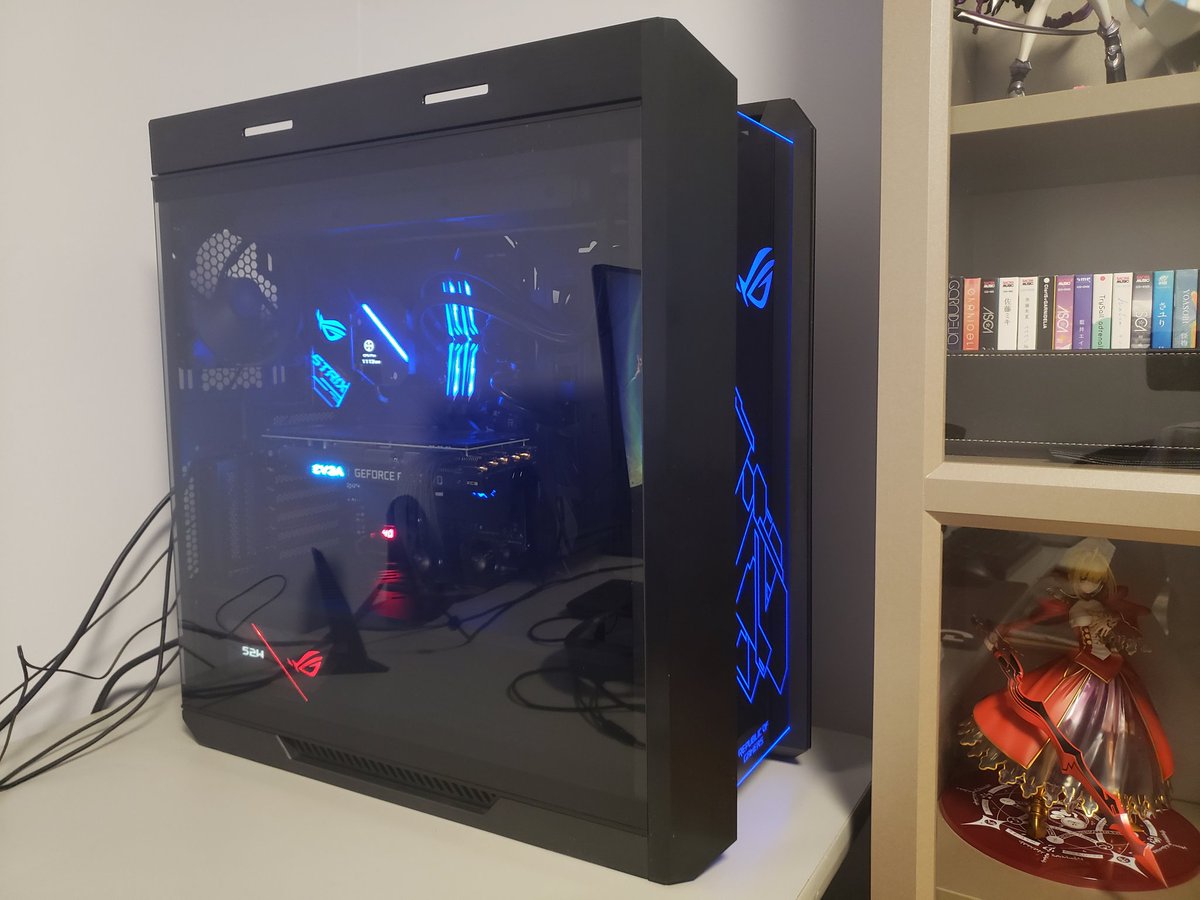 build (31/05/2021): asus helios, asus z490-e, i9-10850k, evga rtx 3070 xc3, 32gb teamgroup night hawk, asus ryujin 360, asus thor 850, 2 x 1tb samsung 970 evo https://t.co/PdS2DYugN1