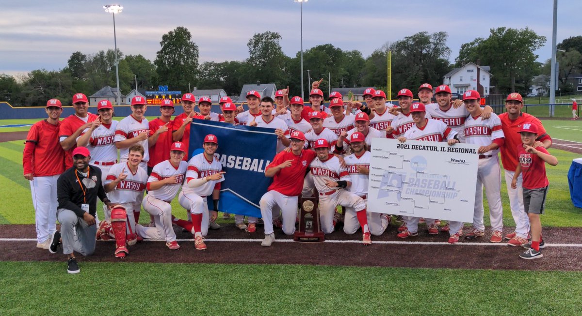 WashU Bears (@washubears) on Twitter photo World Series bound for the first time in <a href="/washubaseball/">WashU Baseball</a> history! The Bears defeated Denison, 2-0, to win the Decatur, Illinois regional. Next stop: Cedar Rapids, Iowa! #LetsGoWashU World Series bound for the first time in <a href="/washubaseball/">WashU Baseball</a> history! The Bears defeated Denison, 2-0, to win the Decatur, Illinois regional. Next stop: Cedar Rapids, Iowa! #LetsGoWashU