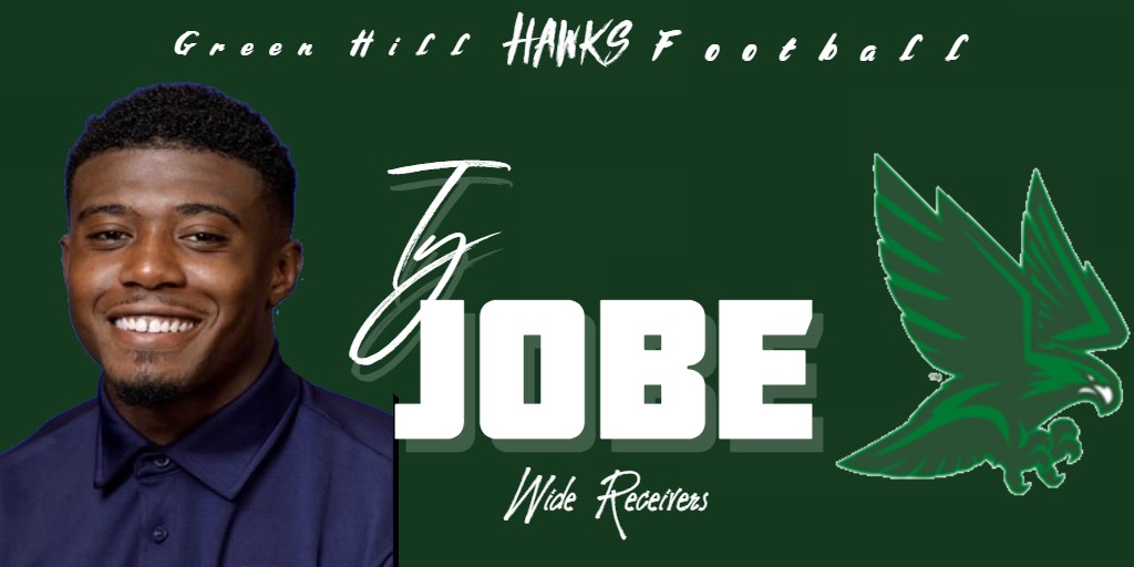GreenHill_Hawks's tweet photo. We'd like to welcome Coach Jobe to the staff as our WR coach! Coach Jobe spent last year coaching at Cumberland University where he just finished his MAE. Coach brings college experience to the staff and will develop into one of the bright young coaches in Middle TN! @TyusJobe https://t.co/52dzLAAeRS