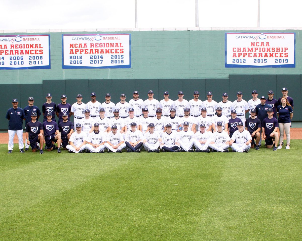 CatawbaBaseball's tweet photo. The Indians finish the season with a final record of 33-11. Very proud of this team and what they accomplished! Thank you to all of the seniors for giving their all in the years they were here! https://t.co/M05hrr2M6j