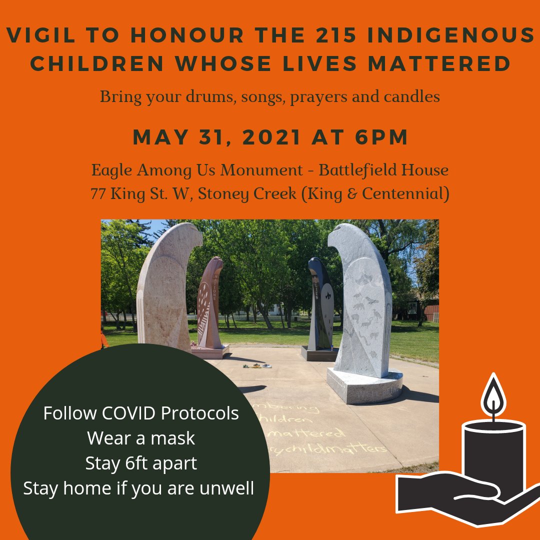 Jordan_Carrier's tweet photo. Join us with song, medicines, prayer and love. Please adhere to covid protocols #hamont #everychildmatters #215children https://t.co/ZeQuPNLMpC