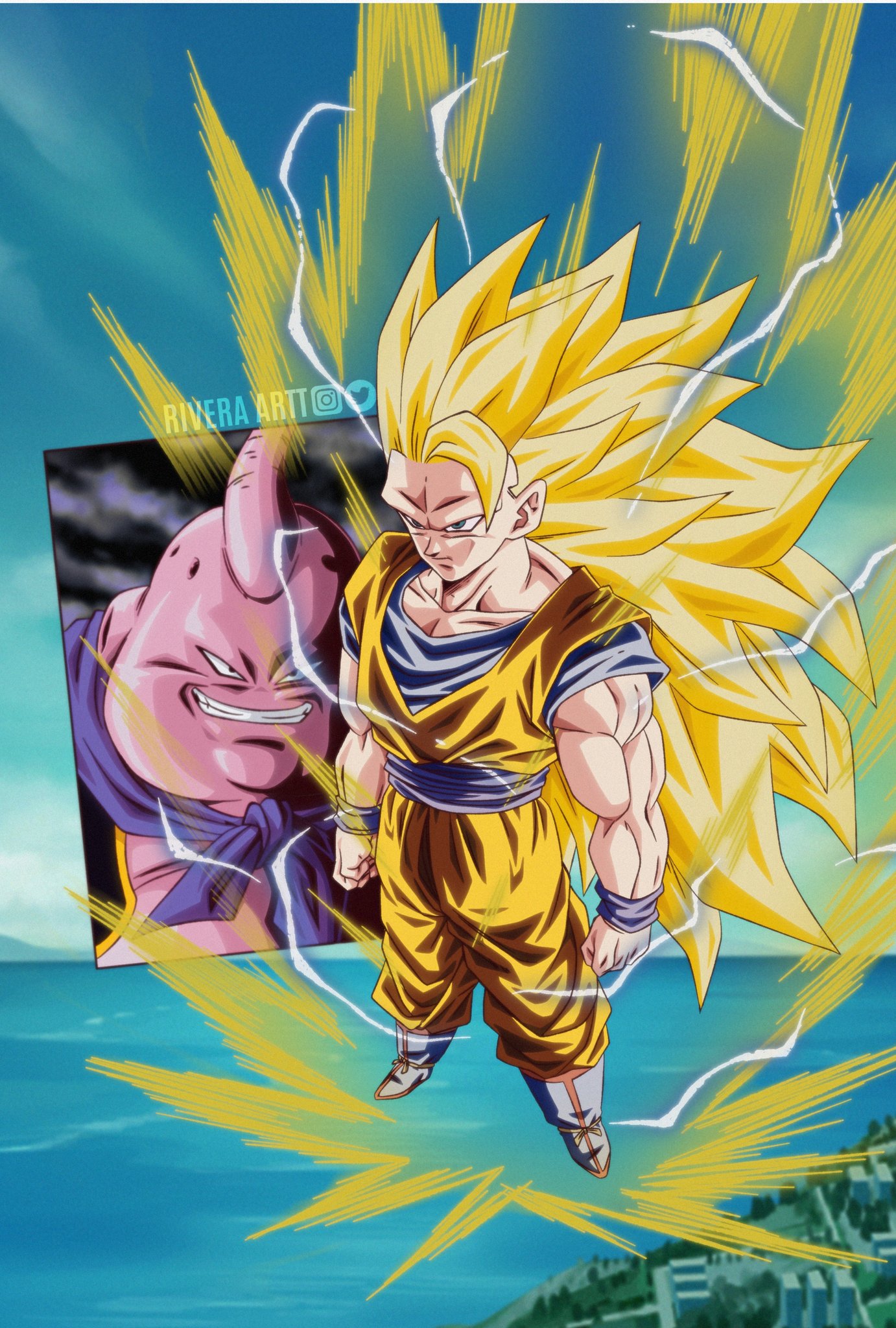 Rivera🐗 (commissions open) on X: GOKU SSJ BLUE ULTRA INSTINCT