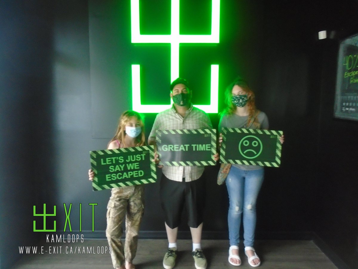 exitkamloops's tweet image. Here’s some of our awesome escapee’s from May 23rd-30, 2021 Many failed and many succeeded! Test your wits today! #ExitKamloops #kamloopsescapegames
facebook.com/media/set/?van…