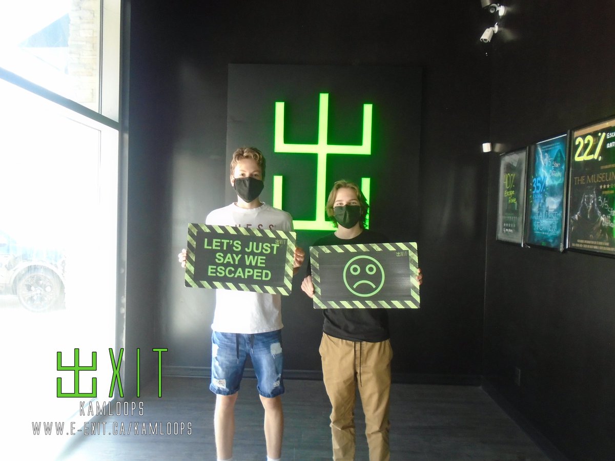 exitkamloops's tweet image. Here’s some of our awesome escapee’s from May 23rd-30, 2021 Many failed and many succeeded! Test your wits today! #ExitKamloops #kamloopsescapegames
facebook.com/media/set/?van…