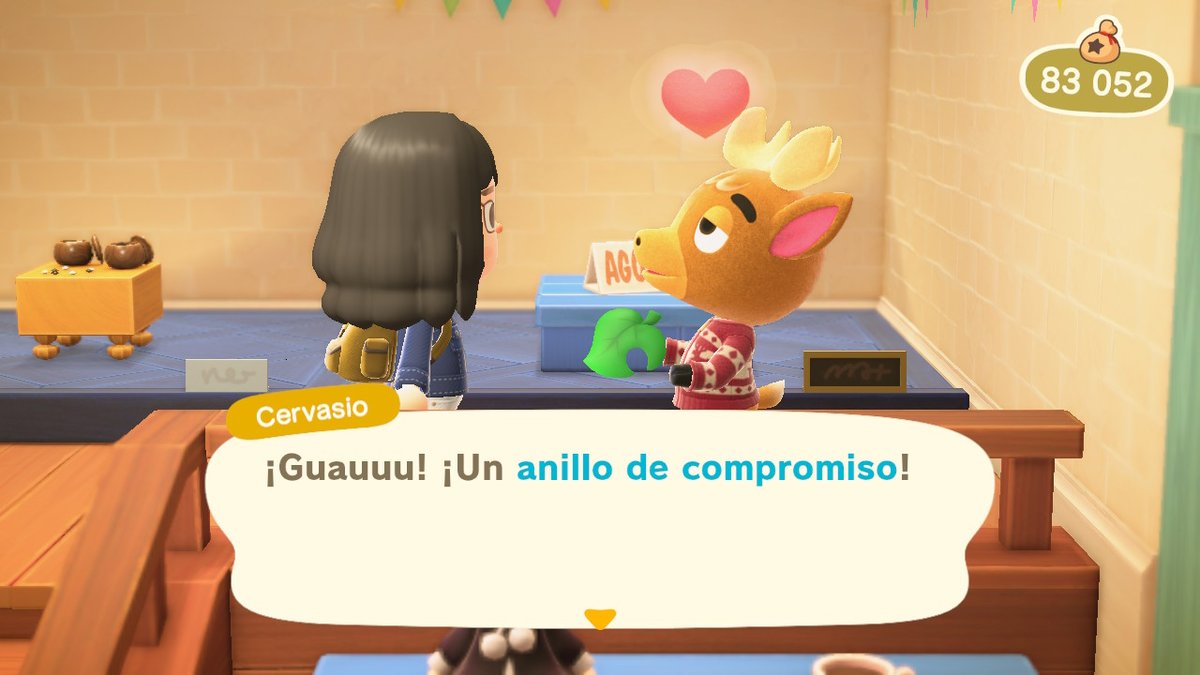 jaleapops's tweet image. Tendo y Nendo fueron lo testigos de ese hermoso momento. #Cervasio se merece todo y más!
 #AnimalCrossing #ACNH #NintendoSwitch