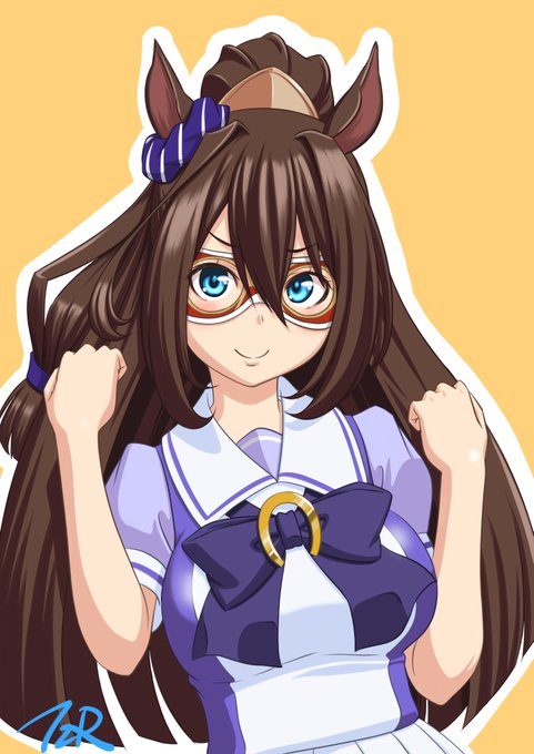 #今月描いた絵を晒そう
ウマ娘さん 