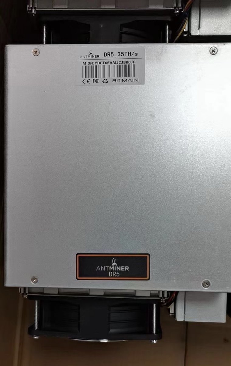 iDEALLTE's tweet photo. BITMAIN  Antminer 
DR5 35T/1650W（Second-hand）
Applicable Algorithm Blake256R14: DCR 
The quantity is not much, please hurry up if you want to buy

DR3 7.8T/1480W（And it's coming soon，Accept the reservation）

#AntminerDR5
#DCR
#DR3
#DR5 https://t.co/DtdA1rltdp