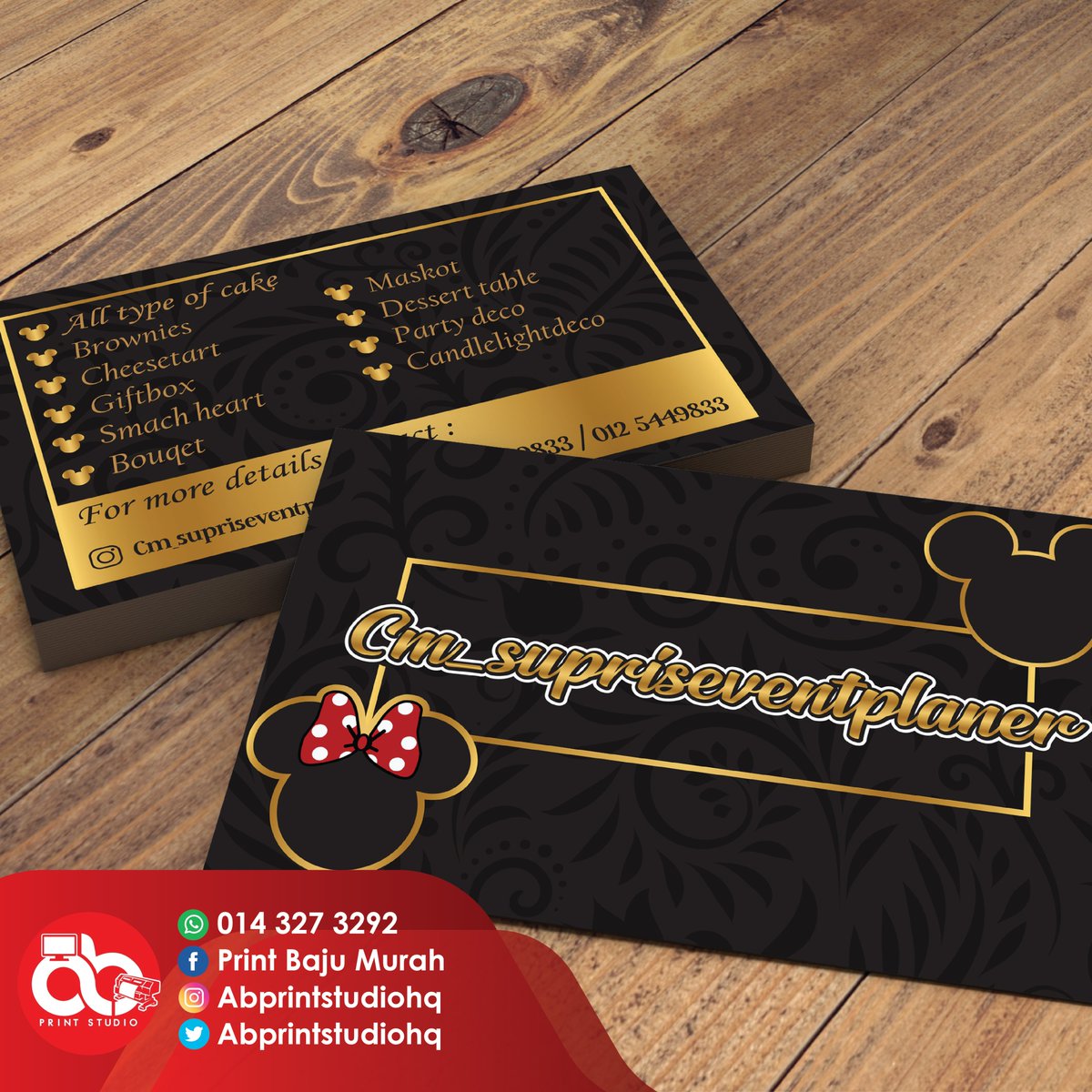 abprintstudio's tweet image. Nak buat bisnes kad ? 

Klik LINK di bawah untuk tempah sekarang !!
linktr.ee/abprintstudio