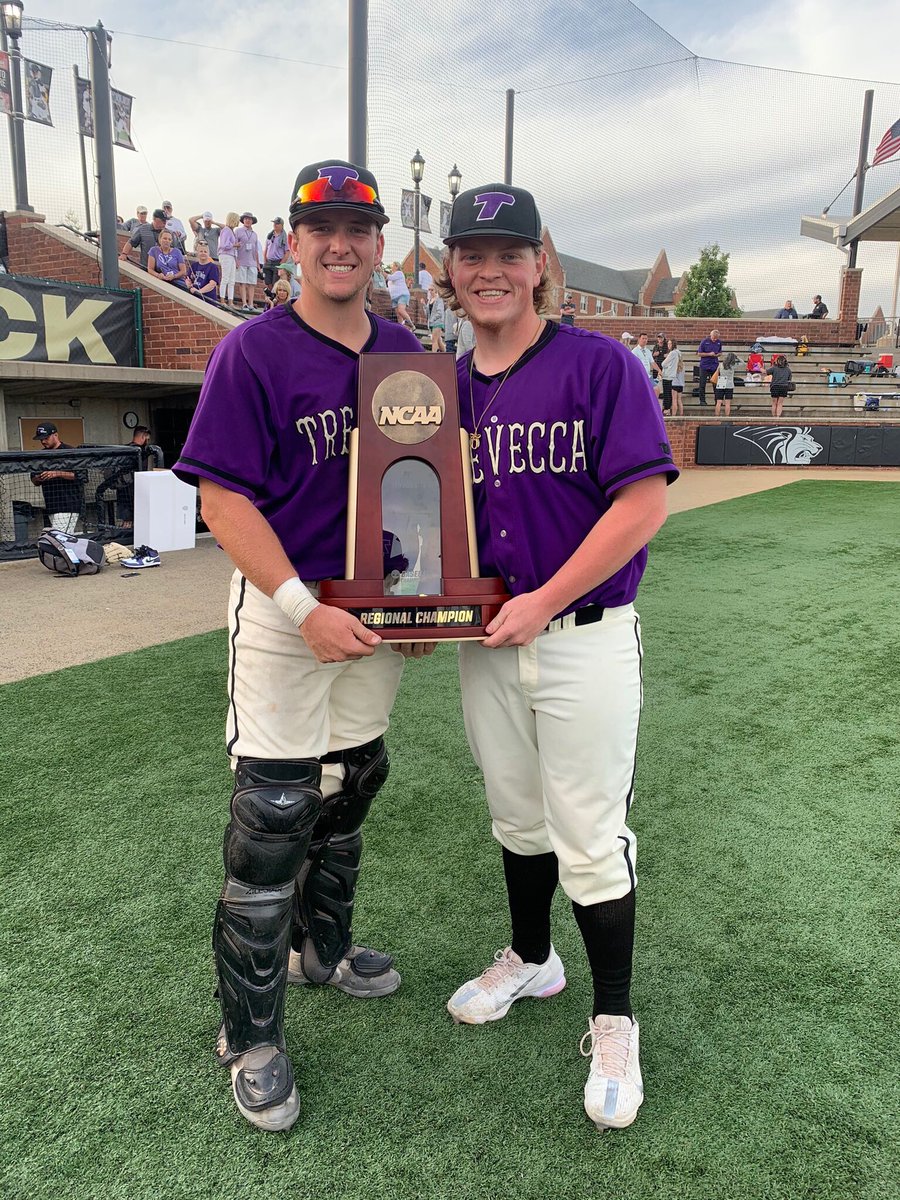 Congrats to <a href="/milam_44/">David Milam</a>, <a href="/brooks_helton/">Brooks Helton</a> &amp; <a href="/TNUBaseball/">Trevecca Baseball</a> who are headed to the NCAA D2 College World Series! #CWS #TreveccaBaseball #BlueprintNation