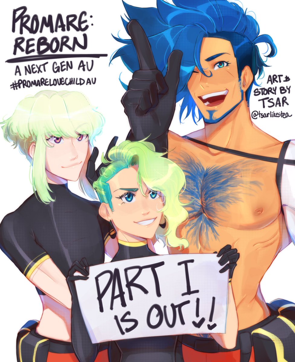 The first two parts of my Next Gen Promare AU are out on AO3!!
#promare #promarelovechildau 
https://t.co/g5vKlf0wLj 