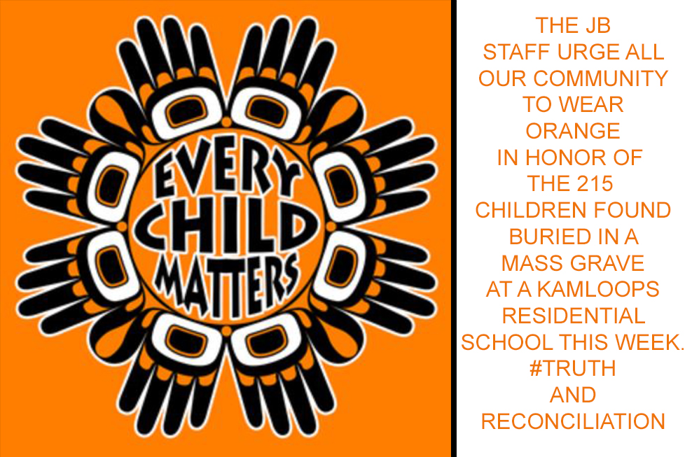 jbcommunityschl's tweet photo. Education, truth, understanding and reconciliation. We must take the responsibility at John Barsby to do our part. https://t.co/l90IfQCsj8