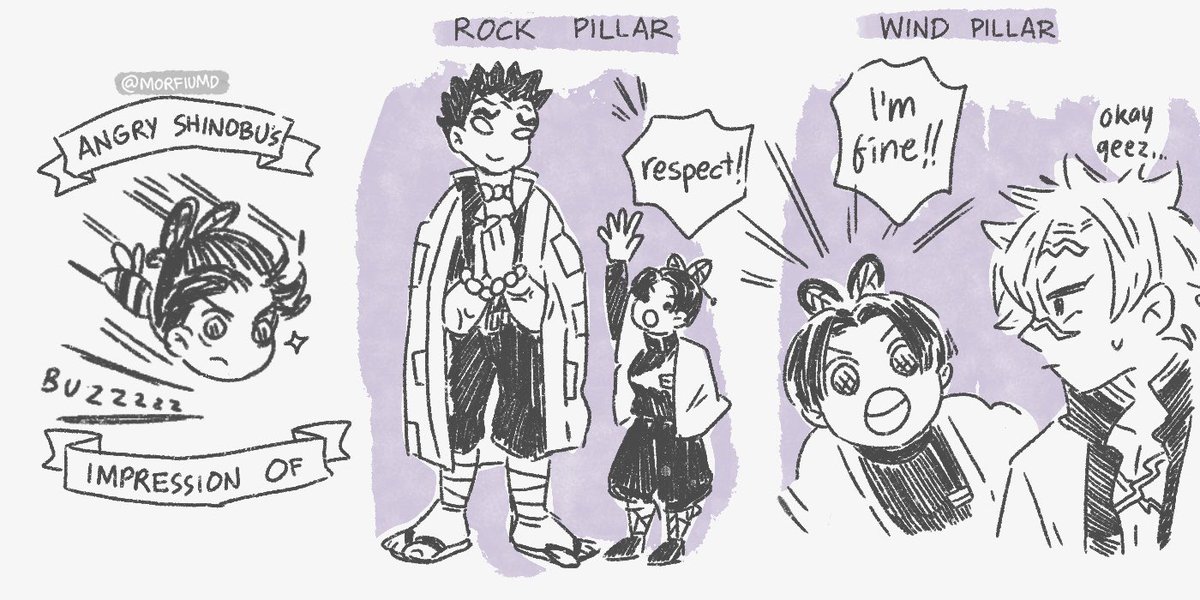 angry little Shinobu's impression of other Pillars 