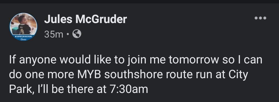 TomTigerMC's tweet image. To my #mybkrewe in NOLA, if you can, send our gal Jules off on one final Southshore Skakeout run tomorrow morning at City Park in front of NOMA at 7:30 AM if you can! #4MotherNature