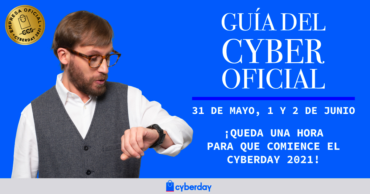 QUEDAN SÓLO MINUTOS Y TU TECLA “F5” LO SABE...
No falta nada para disfrutar encontrando todo lo que necesitas o estabas buscando en este nuevo CyberDay 2021.

Compra Informado, Compra Responsablemente.

#Cyberday2021 #CyberCL #CompraInformado #CompraResponsablemente