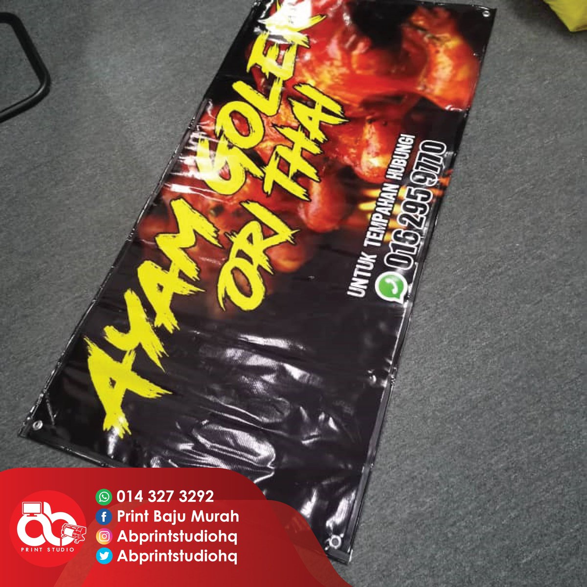 abprintstudio's tweet image. Banner Gerai @ Kedai 

Klik LINK di bawah untuk tempah sekarang !!
linktr.ee/abprintstudio