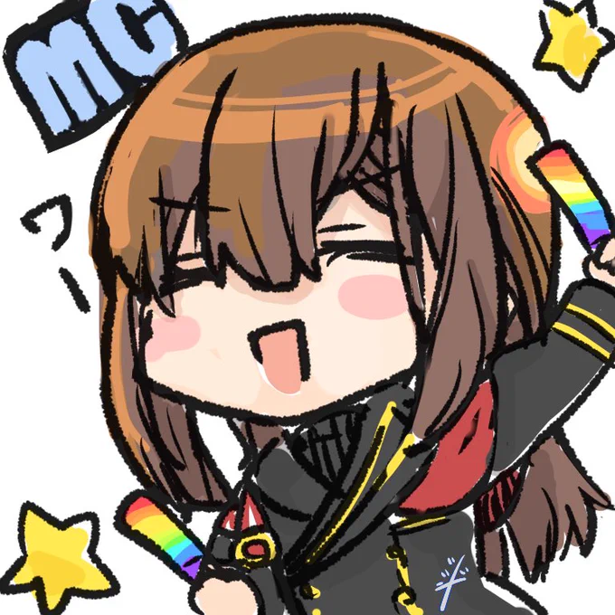 おべみ絵だとこんな感じ
#今月描いた絵を晒そう 
