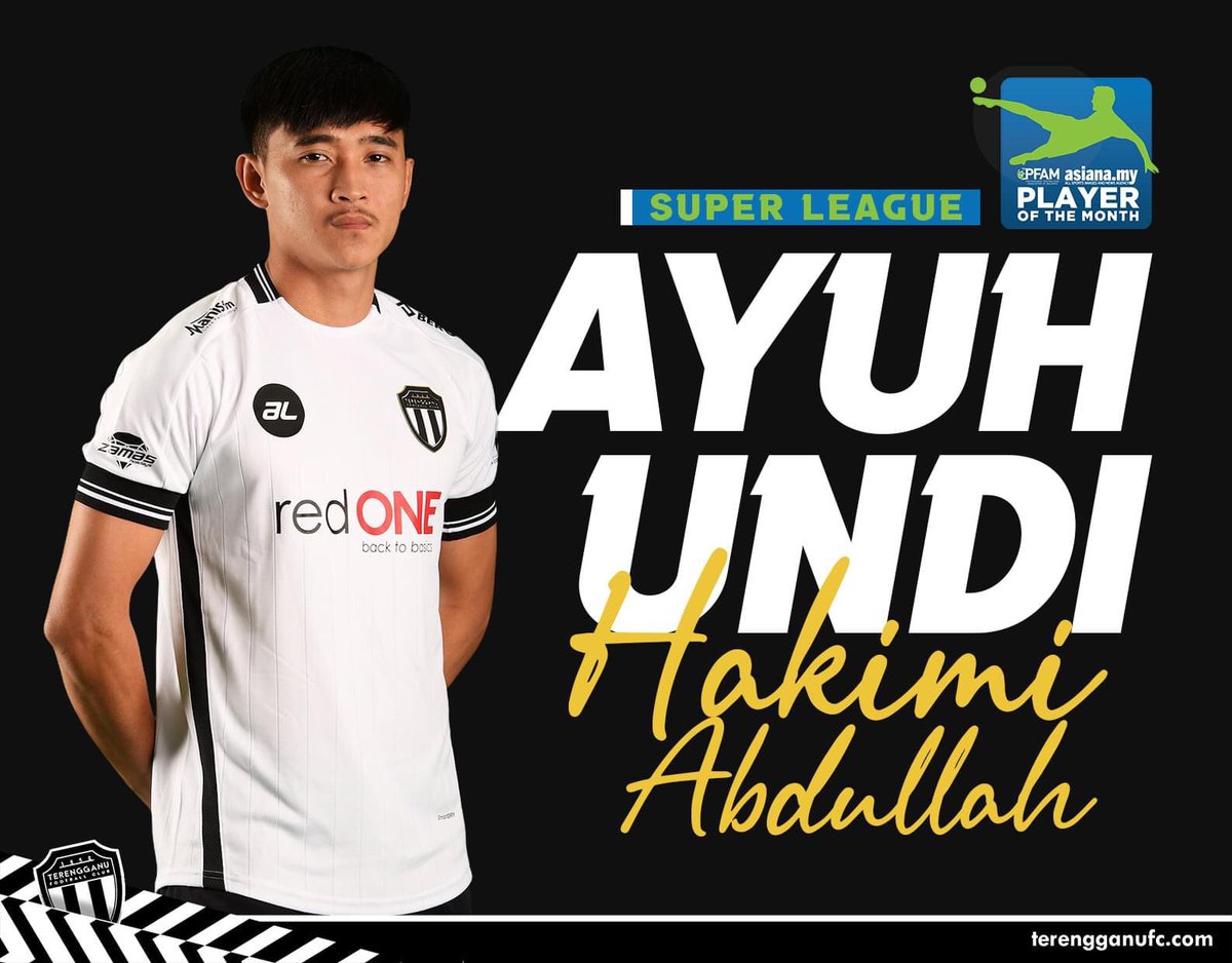 FCTerengganu's tweet photo. 🏴🏳️CALON PEMAIN TERBAIK BULANAN LIGA SUPER https://t.co/znd0A3mD6r EDISI APRIL 2021🏴🏳️

Ayuh semua penyokong HITAM PUTIH undi Hakimi Abdullah sebagai Pemain Terbaik Liga Super https://t.co/iPns4VtGWh April 2021 di 

https://t.co/lL4lbugMLK

#TerengganuFC
#WeBleedBlackAndWhite https://t.co/JBiynTP5Fi