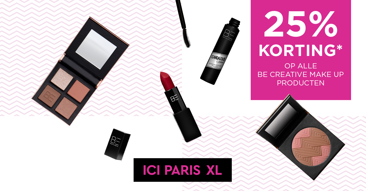 ontploffing Sterkte schilder ICI PARIS XL on Twitter: "Hello Monday Morning! But first, make-up💄 Shop  nu de mooiste producten van BE Creative Make Up met 25% korting!  #wakeupandmakeup https://t.co/sMXzMVfjN5 #beauty #makeup #IPXL #becreative  #mondaymorning #summerready #