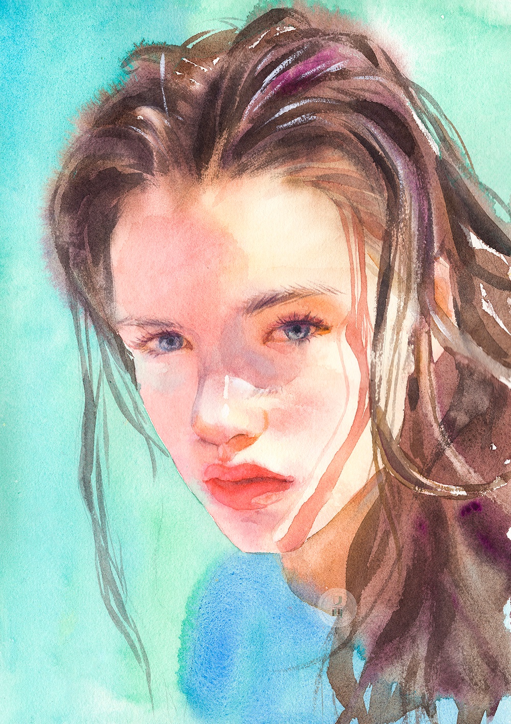 又画教育on Twitter 水彩人物 湿发少女 水彩 人物 绘画 Watercolor Scenery Painting 水彩画 水彩 イラスト 水彩フレーム Personages T Co Ldukqnqrhy Twitter