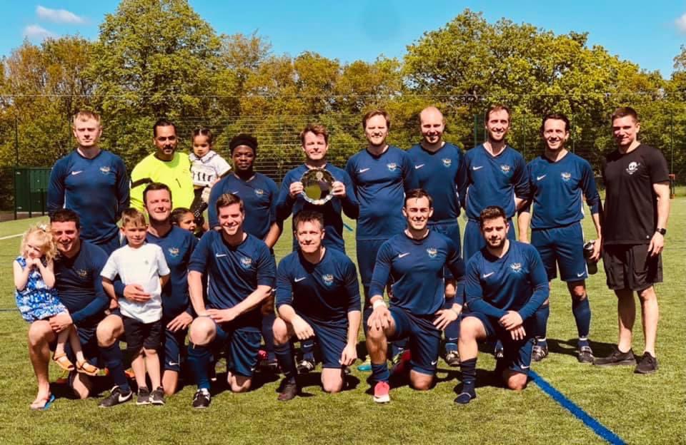 OldForestersXI's tweet image. The OFs bank holiday double was complete yesterday, as the VETS romped home in Derrick Moore Plate Final 4-1 against Old Westminsters 🏆 . Scorers: Connelly x2, Gray, OG #OFFC