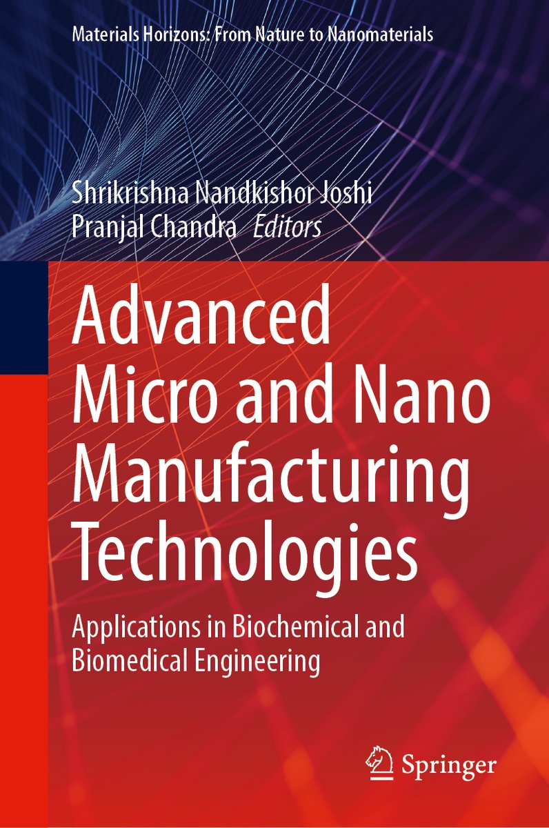 PranjalChandra_'s tweet photo. 🥰🥰SOME GOOD NEWS AGAIN 🏆🥰🥇👇:
Another Book Rolled out from CHANDRA'S Lab @iitbhu 🏆 in Collaboration with Prof. Shrikrishna N Joshi, @IITGuwahati   🤩😍, published by @Springer/© Springer-Nature.
The early view of the book at  👇👇: https://t.co/LtRRzEebNG

🤝🤝 https://t.co/hM5EOsp0D5