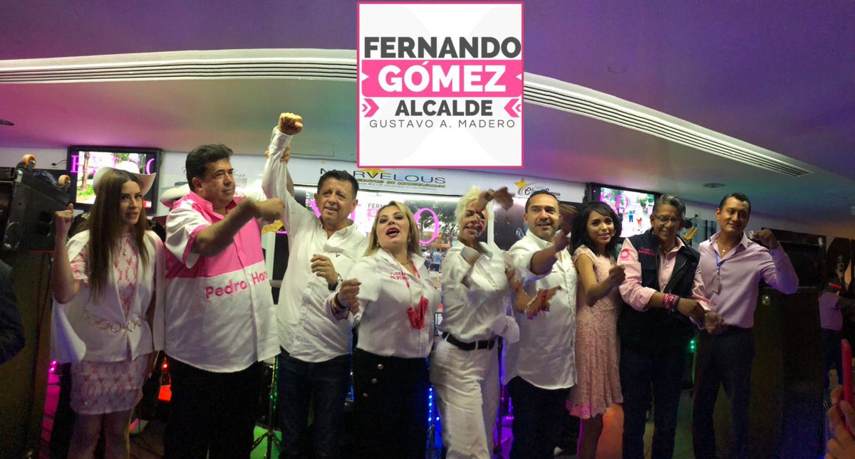 FernandoGmezRo5's tweet photo. Gracias a todos los que nos acompañaron al cierre de campaña!!
#06dejunioPintaremoslaGAMdeRosa #FuerzaXMexicoGAM https://t.co/3OC11zoEt6
