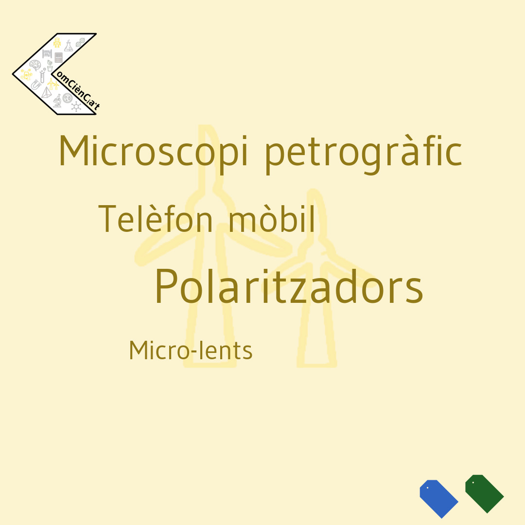 comciencia_t's tweet photo. 🟡Avui descobrim mètodes econòmics per analitzar  el micro món.
A smartphone-based petrographic microscope 
#MicroscopiPetrogràfic #TelèfonMòbil #Polaritzadors #Microlents També inclou: 🔵🟢 https://t.co/RO05Cun7LC