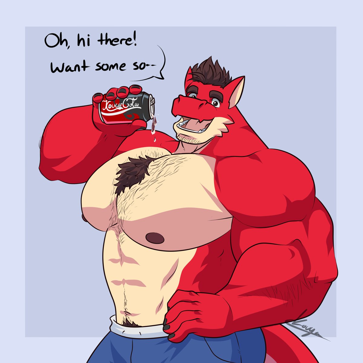 KoutatoArts's tweet photo. Need a tissue? 👀

Comm for @MassimoDragon https://t.co/tC9ZApZFoj